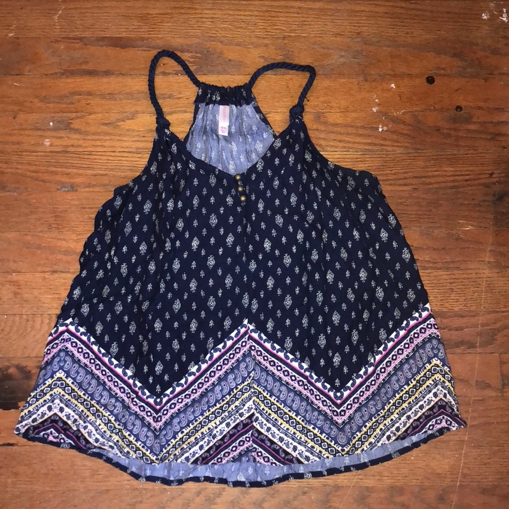 Boho patterned tank